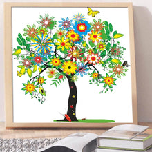 Load image into Gallery viewer, Full Diamond Painting kit | Flower tree