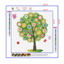 Load image into Gallery viewer, Full Diamond Painting kit | Flower tree