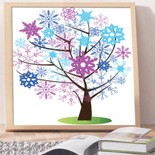 Load image into Gallery viewer, Full Diamond Painting kit | Snowflake tree