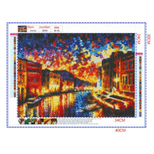 Load image into Gallery viewer, Full Diamond Painting kit | Port in the night