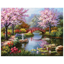 Load image into Gallery viewer, Full Diamond Painting kit | Beautiful view of spring garden