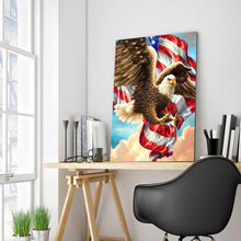 Load image into Gallery viewer, Full Diamond Painting kit | American flag eagle