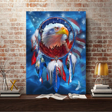 Load image into Gallery viewer, Full Diamond Painting kit | American flag eagle