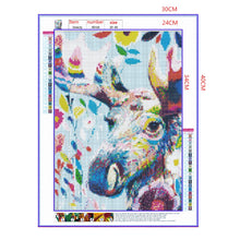 Load image into Gallery viewer, Full Diamond Painting kit | Watercolor deer