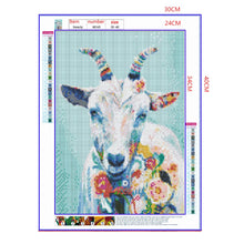 Load image into Gallery viewer, Full Diamond Painting kit | Watercolor sheep
