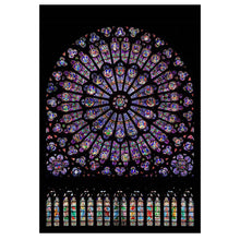 Load image into Gallery viewer, Full Diamond Painting kit | Stained glass windows of Cathédrale Notre Dame de Paris