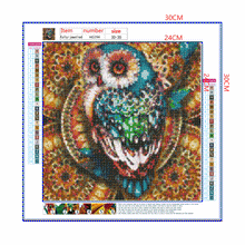 Load image into Gallery viewer, Full Diamond Painting kit | Owl