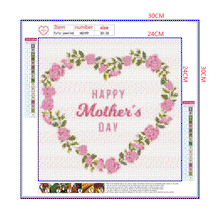 Load image into Gallery viewer, Full Diamond Painting kit | Happy Mothers' Day