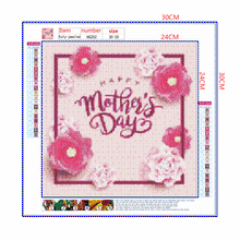 Load image into Gallery viewer, Full Diamond Painting kit | Happy Mothers' Day