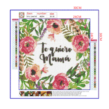 Load image into Gallery viewer, Full Diamond Painting kit | Happy Mothers' Day