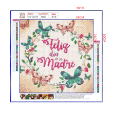 Load image into Gallery viewer, Full Diamond Painting kit | Happy Mothers' Day