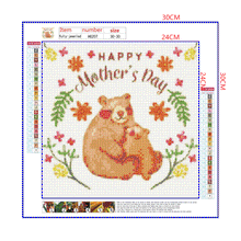 Load image into Gallery viewer, Full Diamond Painting kit | Happy Mothers' Day
