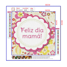 Load image into Gallery viewer, Full Diamond Painting kit | Happy Mothers' Day