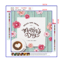 Load image into Gallery viewer, Full Diamond Painting kit | Happy Mothers' Day