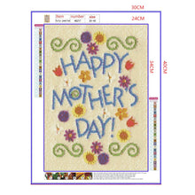 Load image into Gallery viewer, Full Diamond Painting kit | Happy Mothers' Day