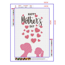 Load image into Gallery viewer, Full Diamond Painting kit | Happy Mothers' Day