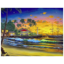 Load image into Gallery viewer, Full Diamond Painting kit | Sunset by the sea