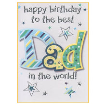 Load image into Gallery viewer, Full Diamond Painting kit | Happy birthday to the best dad in the world!