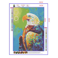 Load image into Gallery viewer, Full Diamond Painting kit | Watercolor eagle