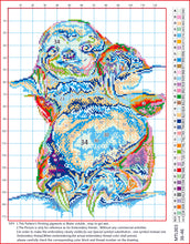 Load image into Gallery viewer, 11CT Cross Stitch | sloth (36x46cm)