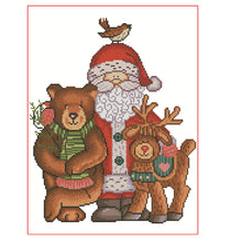 Load image into Gallery viewer, 11CT Cross Stitch | Santa Claus (36x46cm)