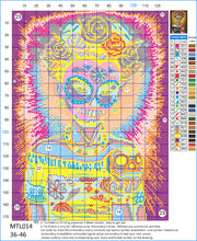 Load image into Gallery viewer, 11CT Full Cross Stitch | Skeleton girl (36x46cm)