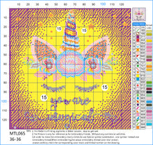 Load image into Gallery viewer, 11CT Full Cross Stitch | Mandela unicorn (36x36cm)