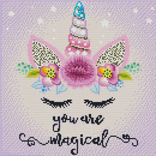 Load image into Gallery viewer, 11CT Full Cross Stitch | Mandela unicorn (36x36cm)