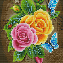 Load image into Gallery viewer, 11CT Full Cross Stitch | flowers (36x36cm)
