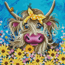 Load image into Gallery viewer, 11CT Full Cross Stitch | cow (36x36cm)