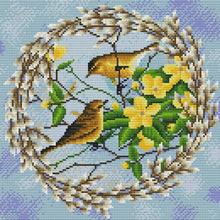 Load image into Gallery viewer, 11CT Full Cross Stitch | Mandela Little bird (36x36cm)