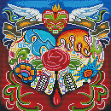 Load image into Gallery viewer, 11CT Full Cross Stitch | flowers (36x36cm)