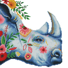 Load image into Gallery viewer, 11CT Full Cross Stitch | rhinoceros (36x36cm)