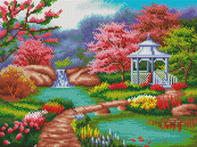Load image into Gallery viewer, 11CT Full Cross Stitch | Idyllic scenery (36x46cm)