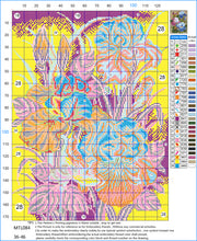 Load image into Gallery viewer, 11CT Full Cross Stitch | Violet flower (36x46cm)