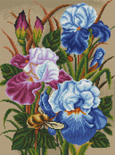 Load image into Gallery viewer, 11CT Full Cross Stitch | Violet flower (36x46cm)
