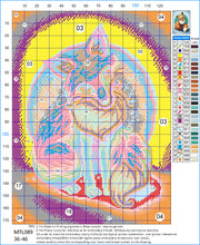 Load image into Gallery viewer, 11CT Full Cross Stitch | fox (36x46cm)