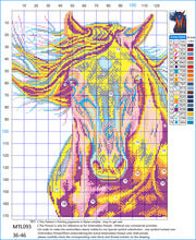 Load image into Gallery viewer, 11CT Full Cross Stitch | horse (36x46cm)