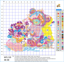 Load image into Gallery viewer, 11CT Full Cross Stitch | Little bear (48x48cm)