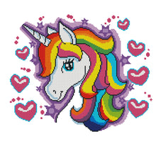 Load image into Gallery viewer, 11CT Full Cross Stitch | unicorn (48x48cm)