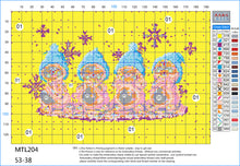 Load image into Gallery viewer, 11CT Full Cross Stitch | snowman (53x38cm)