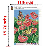 Load image into Gallery viewer, Crystal Rhinestone Diamond Painting Kit | Flowers
