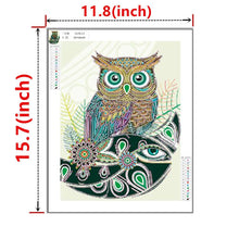 Load image into Gallery viewer, Crystal Rhinestone Diamond Painting Kit | Animal Owl