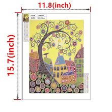 Load image into Gallery viewer, Crystal Rhinestone Diamond Painting Kit | Cartoon Town