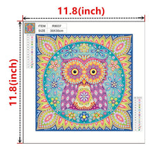 Load image into Gallery viewer, Crystal Rhinestone Diamond Painting Kit | Cartoon Owl