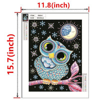 Load image into Gallery viewer, Crystal Rhinestone Diamond Painting Kit | Cartoon Animal Owl