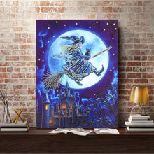 Load image into Gallery viewer, Crystal Rhinestone Diamond Painting Kit | Halloween Magic Wizard