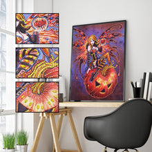Load image into Gallery viewer, Crystal Rhinestone Diamond Painting Kit | Halloween Magic Wizard