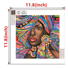 Load image into Gallery viewer, Crystal Rhinestone Diamond Painting Kit | Black Women