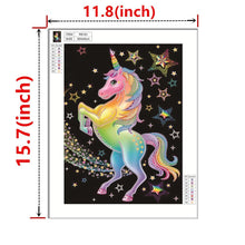 Load image into Gallery viewer, Crystal Rhinestone Diamond Painting Kit | Animal Unicorn